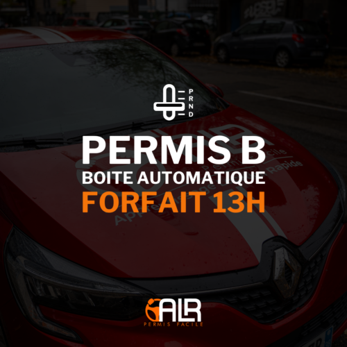 Image pour Wordress représentant l'offre "Permis B - Boite auto - Forfait 13H"