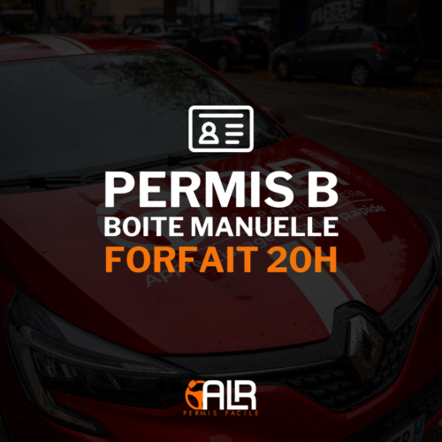 Permis B - Boîte manuelle - Forfait 20h