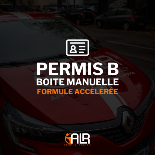Permis B - Boîte manuelle - Forfait 20h - Formule accélérée