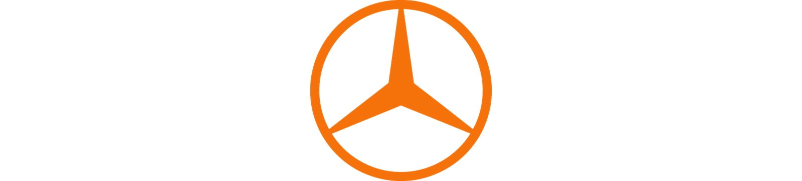 Logo Mercedes orange