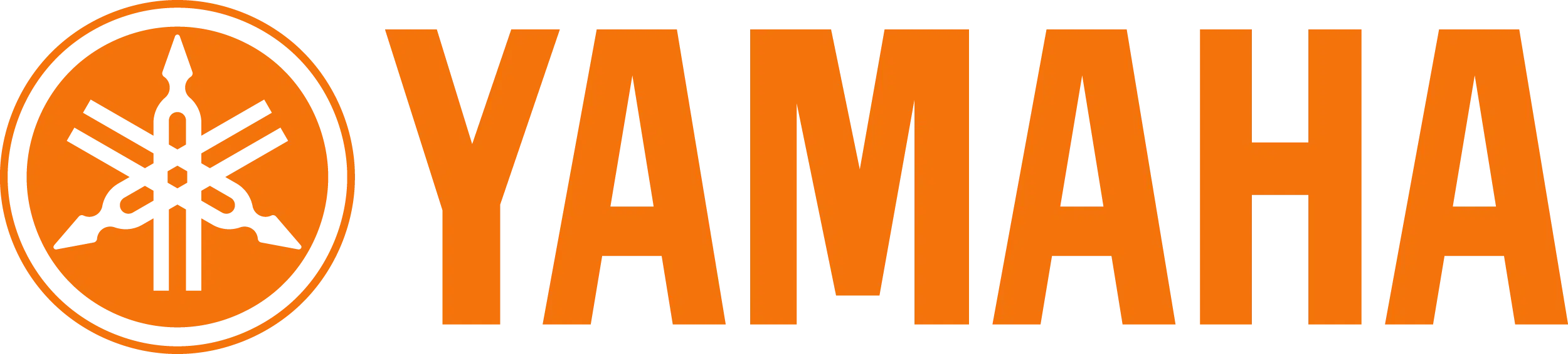 Logo Yamaha orange
