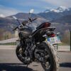 Yamaha MT-07 noire vue de l’arrière, moto d’ALR Formation destinée au permis A2 à Grenoble