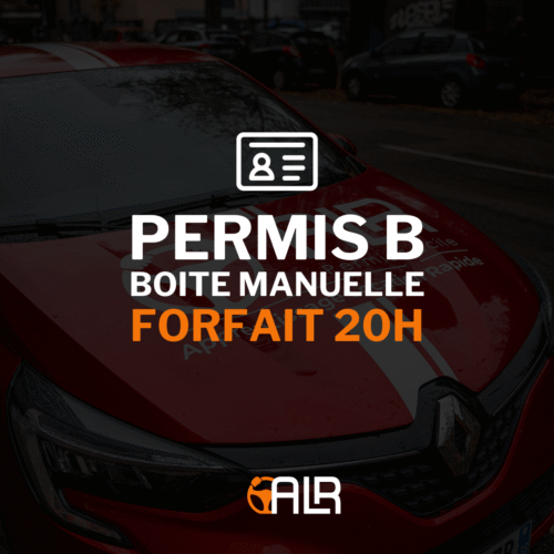 Permis B - Boîte manuelle - Forfait 20h